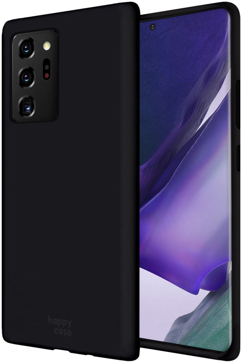 HappyCase Samsung Galaxy Note 20 Ultra Siliconen Back Cover Zwart afbeelding 1