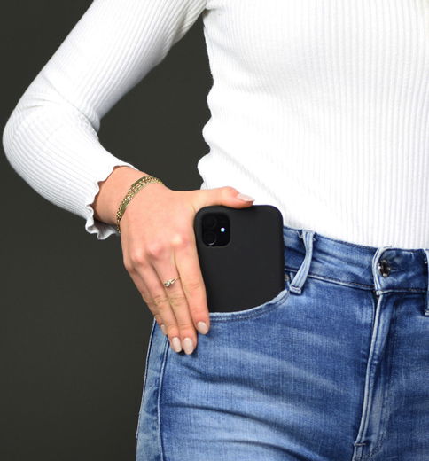 HappyCase Samsung Galaxy Note 20 Ultra Siliconen Back Cover Zwart afbeelding 6