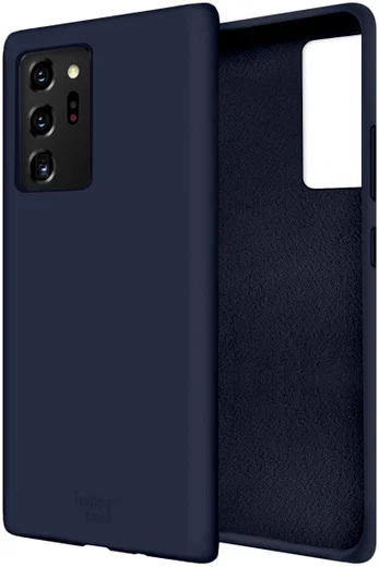 HappyCase Samsung Galaxy Note 20 Ultra Siliconen Back Cover Blauw afbeelding 2