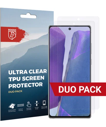 Rosso Samsung Galaxy Note 20 Clear Screen Protector 2-Pack afbeelding 1