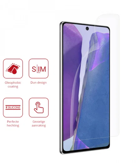Rosso Samsung Galaxy Note 20 Clear Screen Protector 2-Pack afbeelding 2