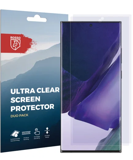 Rosso Samsung Galaxy Note 20 Ultra Clear Screen Protector 2-Pack afbeelding 8
