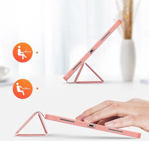 Dux Ducis Domo Apple iPad Pro 11 (2018/2020/2021) Hoes Tri-fold Roze afbeelding 6