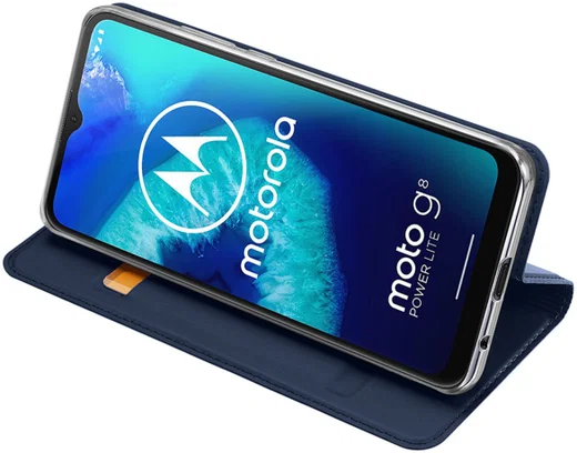 Dux Ducis Skin Pro Series Motorola Moto G8 Power Lite Hoesje Blauw afbeelding 6