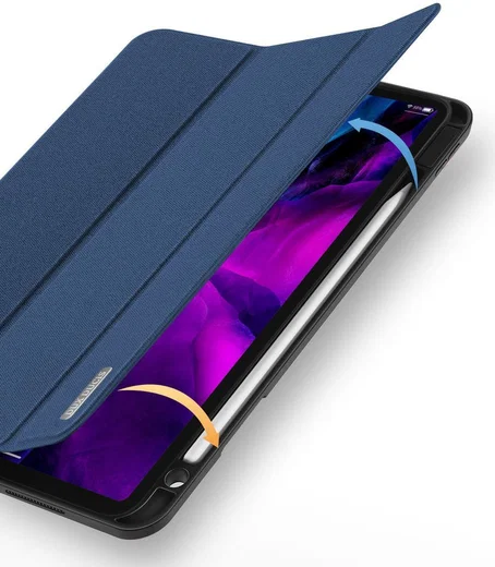 Dux Ducis Domo Lite Apple iPad Pro 12.9 2018 / 2020 Tri-fold Blauw afbeelding 4