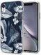 HappyCase Apple iPhone XR Hoesje Flexibel TPU Blue Leaves Print afbeelding 2
