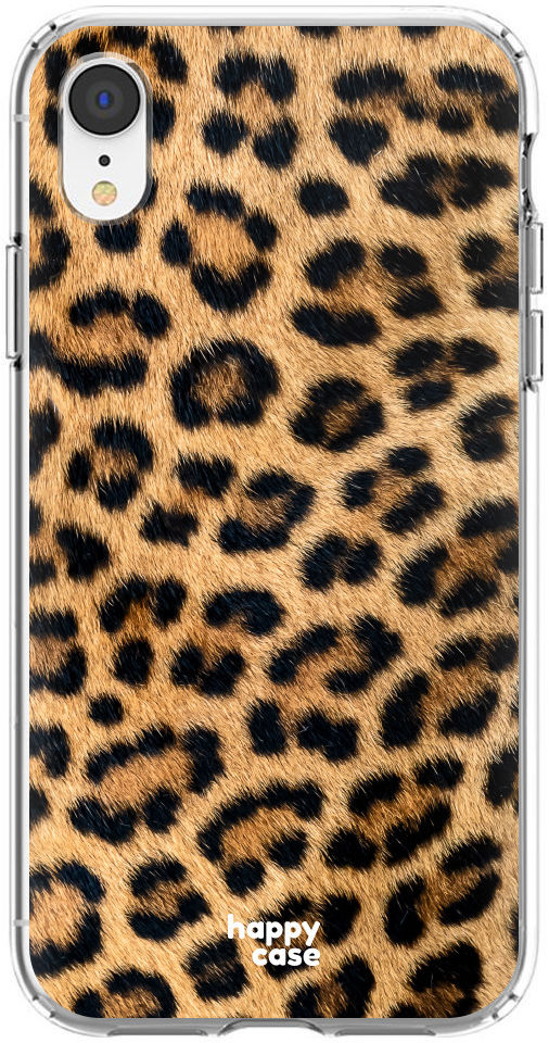HappyCase Apple iPhone XR Hoesje Flexibel TPU Wilde Panter Print afbeelding 1