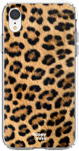 HappyCase Apple iPhone XR Hoesje Flexibel TPU Wilde Panter Print afbeelding 1