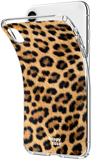 HappyCase Apple iPhone XR Hoesje Flexibel TPU Wilde Panter Print afbeelding 6