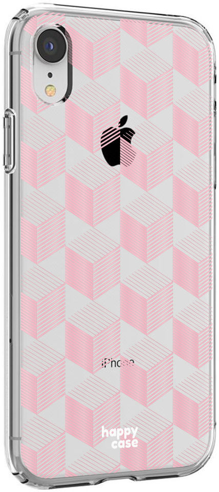 HappyCase Apple iPhone XR Hoesje Flexibel TPU Blokjes Print afbeelding 5