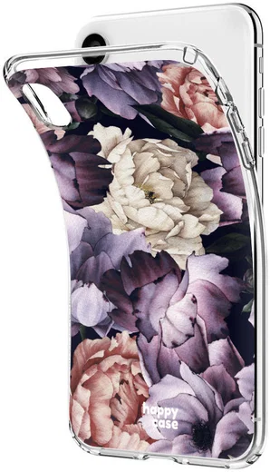 HappyCase Apple iPhone XR Hoesje Flexibel TPU Flower Print afbeelding 5