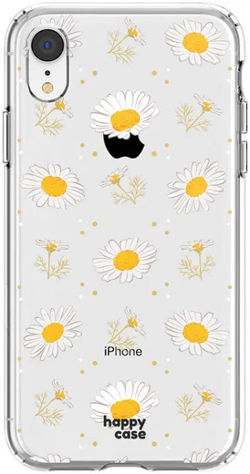HappyCase Apple iPhone XR Hoesje Flexibel TPU Bloemen Print afbeelding 1
