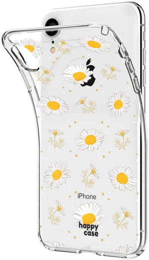 HappyCase Apple iPhone XR Hoesje Flexibel TPU Bloemen Print afbeelding 5