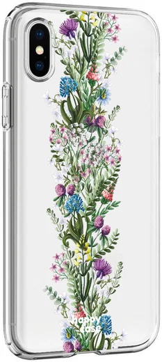 HappyCase Apple iPhone XS Flexibel TPU Hoesje Floral Print afbeelding 5