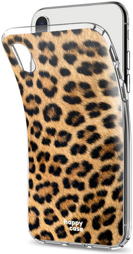 HappyCase Apple iPhone XS Flexibel TPU Hoesje Wilde Panter Print afbeelding 7