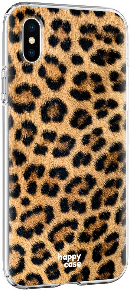 HappyCase Apple iPhone XS Flexibel TPU Hoesje Wilde Panter Print afbeelding 6