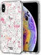 HappyCase Apple iPhone XS Flexibel TPU Hoesje Flamingo Print afbeelding 2