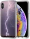 HappyCase Apple iPhone XS Flexibel TPU Hoesje Bliksem Print afbeelding 2