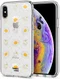 HappyCase Apple iPhone XS Flexibel TPU Hoesje Bloemen Print afbeelding 2