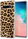 HappyCase Galaxy S10 Flexibel TPU Hoesje Wilde Panter Print afbeelding 2