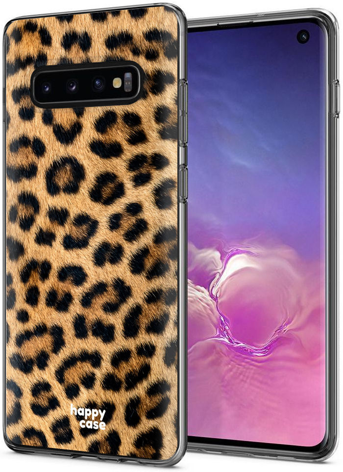 HappyCase Galaxy S10 Flexibel TPU Hoesje Wilde Panter Print afbeelding 7