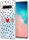 HappyCase Galaxy S10 Flexibel TPU Hoesje Stip Hartjes Print afbeelding 5