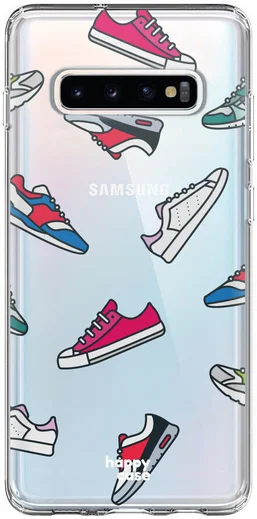 HappyCase Galaxy S10 Plus Flexibel TPU Hoesje Sneaker Print afbeelding 1