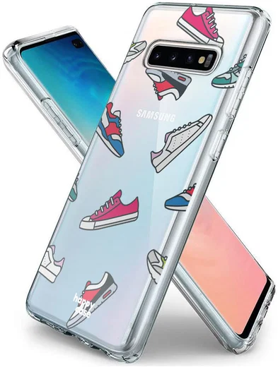 HappyCase Galaxy S10 Plus Flexibel TPU Hoesje Sneaker Print afbeelding 4