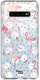 HappyCase Galaxy S10 Plus Flexibel TPU Hoesje Flamingo Print afbeelding 1