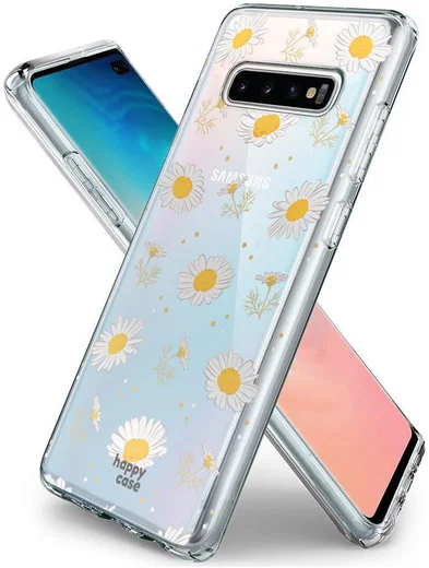 HappyCase Galaxy S10 Plus Flexibel TPU Hoesje Bloemen Print afbeelding 5