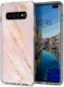 HappyCase Galaxy S10 Plus Flexibel TPU Hoesje Pink Marmer Print afbeelding 8