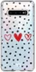 HappyCase Galaxy S10 Plus Flexibel TPU Hoesje Stip Hartjes Print afbeelding 1