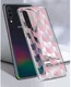 HappyCase Samsung Galaxy A70 Flexibel TPU Hoesje Blokjes Print afbeelding 4