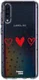 HappyCase Samsung Galaxy A50 Hoesje Flexibel TPU Stip Hartjes Print afbeelding 1