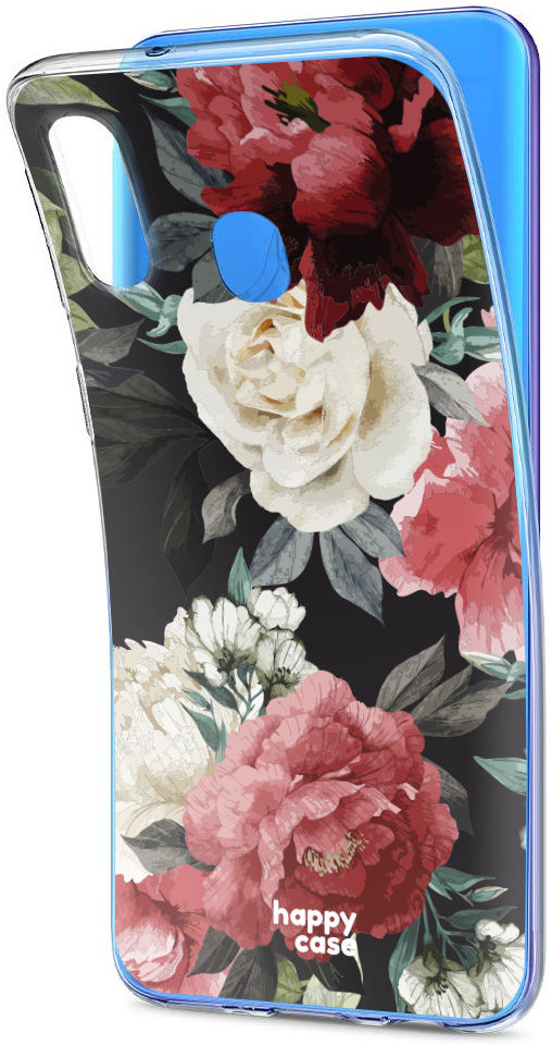HappyCase Samsung Galaxy A40 Flexibel TPU Hoesje Rozen Print afbeelding 5