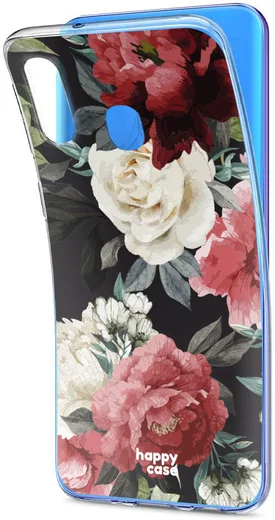 HappyCase Samsung Galaxy A40 Flexibel TPU Hoesje Rozen Print afbeelding 5