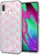 HappyCase Samsung Galaxy A40 Flexibel TPU Hoesje Blokjes Print afbeelding 2