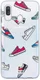 HappyCase Samsung Galaxy A40 Flexibel TPU Hoesje Sneaker Print afbeelding 1