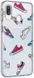HappyCase Samsung Galaxy A40 Flexibel TPU Hoesje Sneaker Print afbeelding 5