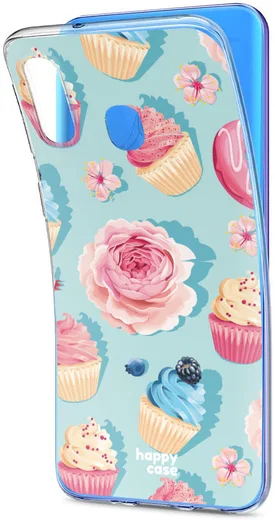HappyCase Samsung Galaxy A40 Flexibel TPU Hoesje Toetjes Print afbeelding 4