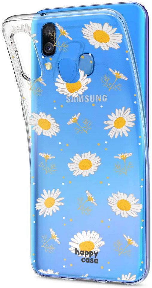HappyCase Samsung Galaxy A40 Flexibel TPU Hoesje Bloemen Print afbeelding 6