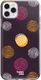 HappyCase iPhone 11 Pro Max Hoesje Flexibel TPU Cirkels Print afbeelding 1