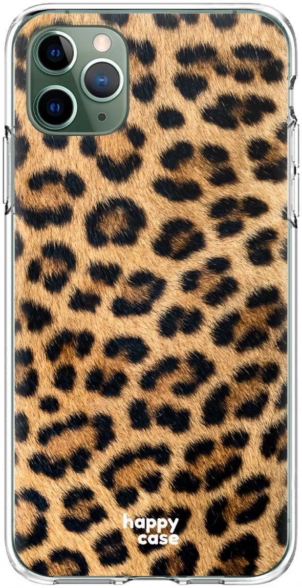 HappyCase iPhone 11 Pro Hoesje Flexibel TPU Wilde Panter Print afbeelding 1