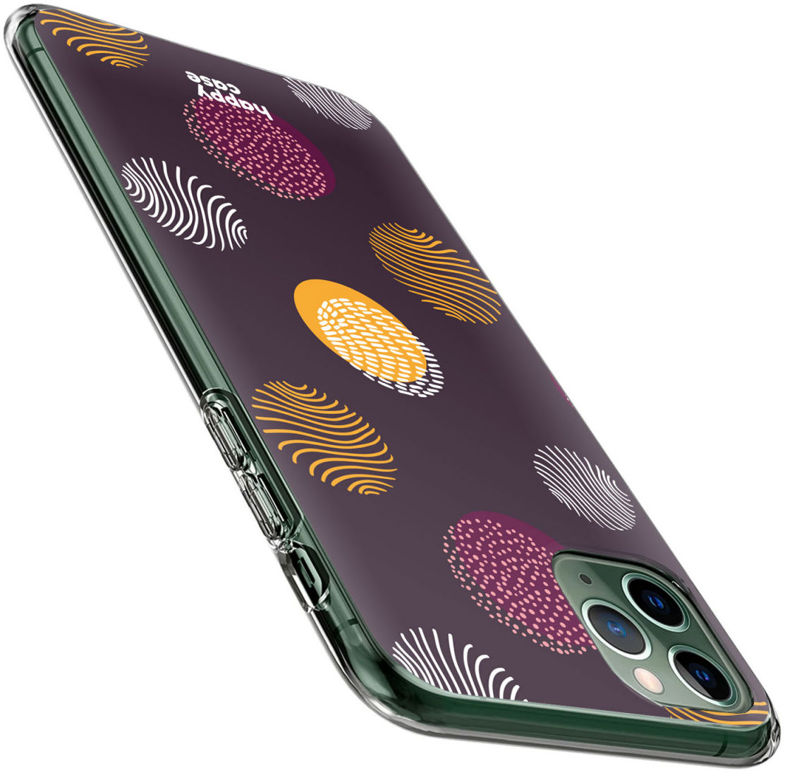 HappyCase iPhone 11 Pro Hoesje Flexibel TPU Cirkels Print afbeelding 4