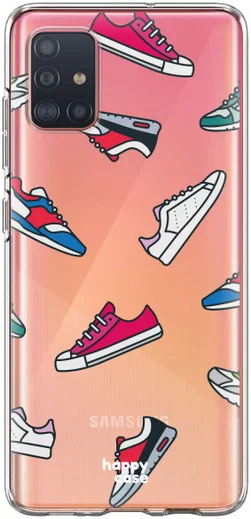 HappyCase Samsung Galaxy A71 Hoesje Flexibel TPU Sneaker Print afbeelding 6