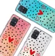 HappyCase Samsung Galaxy A71 Hoesje Flexibel TPU Stip Hartjes Print afbeelding 7