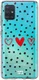 HappyCase Samsung Galaxy A71 Hoesje Flexibel TPU Stip Hartjes Print afbeelding 4