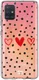 HappyCase Samsung Galaxy A71 Hoesje Flexibel TPU Stip Hartjes Print afbeelding 6