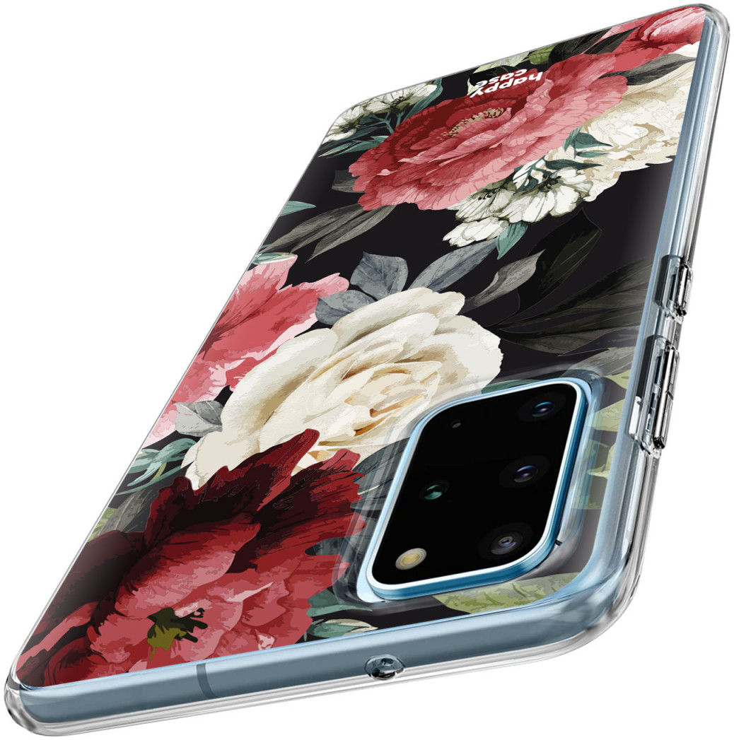HappyCase Samsung S20 Plus Hoesje Flexibel TPU Rozen Print afbeelding 4