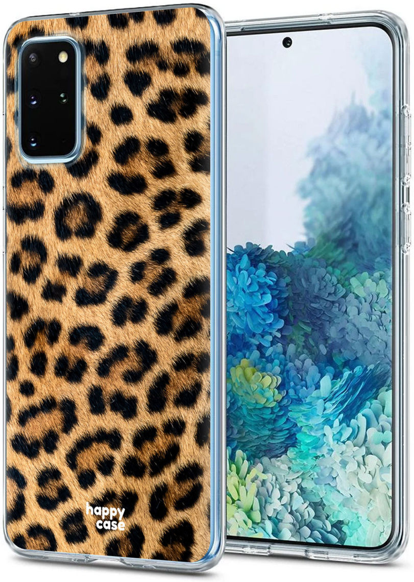 HappyCase Samsung S20 Plus Hoesje Flexibel TPU Wilde Panter Print afbeelding 2